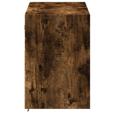 Savutammi tv-seinäkaappi Hairi 100x31x45cm (led-valoilla)