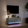 TV-seinäkaappi LED-valoilla harmaa Sonoma 100x31x35 cm