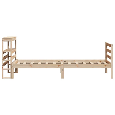 Sängynrunko ilman patjaa 75x190 cm täysi mänty