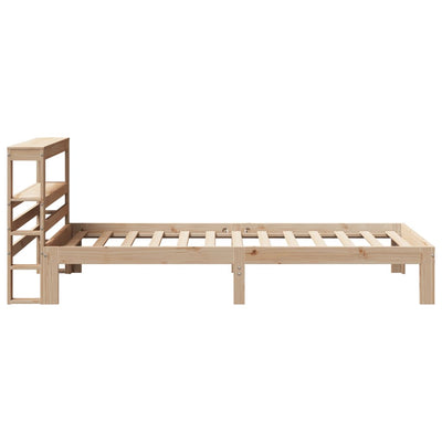 Sängynrunko päädyllä 75x190 cm täysi mänty