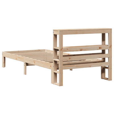 Sängynrunko sängynpäädyllä Ulcar 90x200cm (mänty)