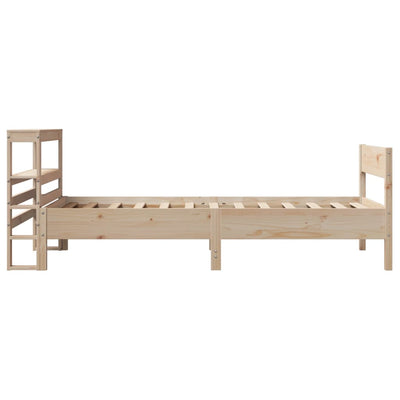 Sängynrunko ilman patjaa 75x190 cm täysi mänty