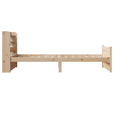 Sängynrunko päädyllä Alcipe 75x190cm (mänty)