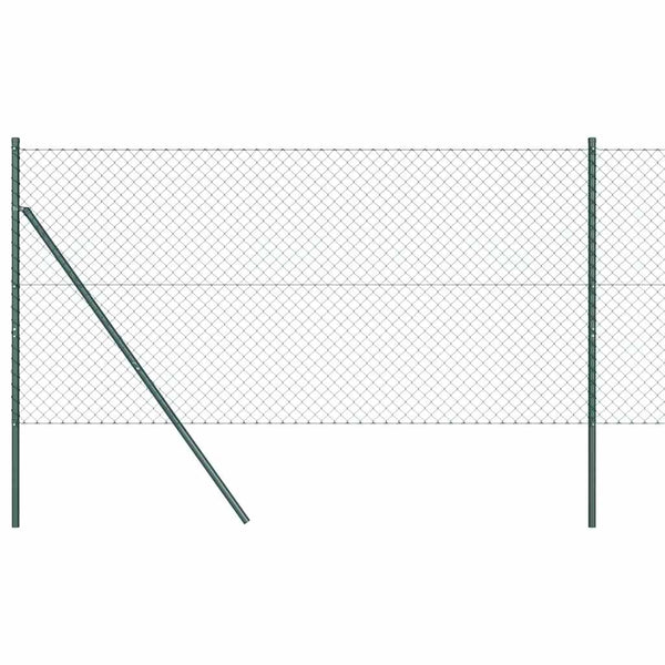 Ketjuaita Maapohjakorjaus 25 x 1 m PVC-pinnoitettu teräs Vihreä