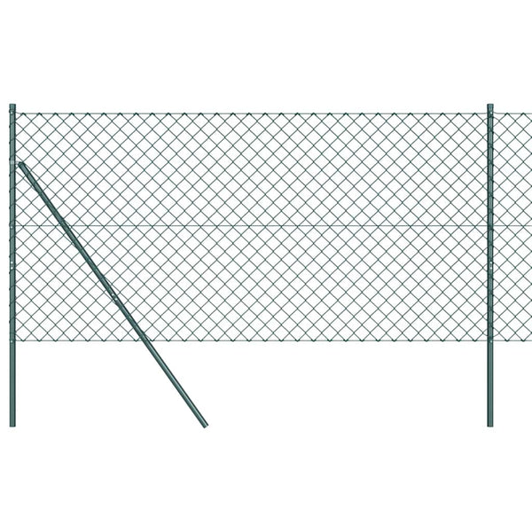 Ketjuaita Maapohjakorjaus 1 x 25 m PVC-pinnoitettu teräs Vihreä