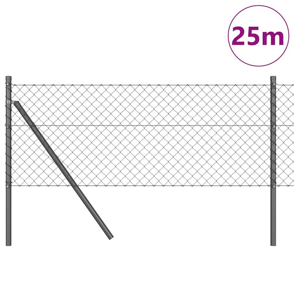Ketjuaita Maapohjakorjaus 25 x 0,4 m PVC-pinnoitettu teräs