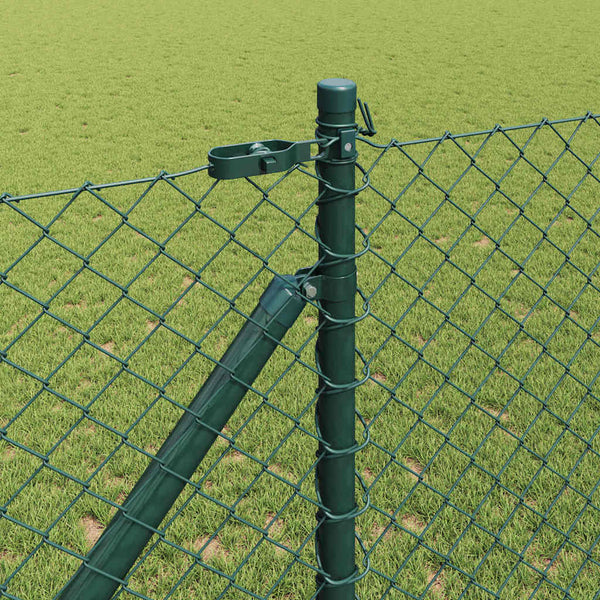 Piikkikettuaidalla varustettu aita 10 x 1 m Vihreä Verkko