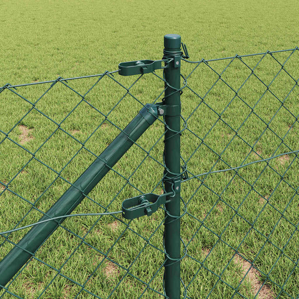 Piikkikettuaidalla varustettu aita 10 x 0,6 m Vihreä Verkko