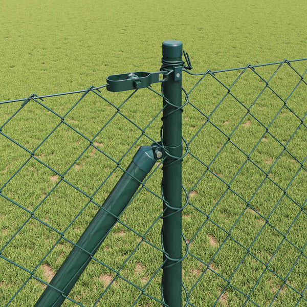 Piikkikettuaidalla varustettu aita 25 x 1,2 m Vihreä Verkko