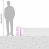 Ketjuaidalla betoni perusteella 10 x 0,4 m Vihreä Verkko