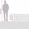 Ketjuaidalla betoni perusteella 10 x 0,6 m Vihreä Verkko