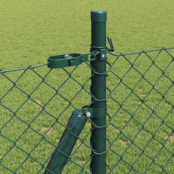 Ketjuaidalla betoni perusteella 25 x 1 m PVC-pinnoitettu teräs