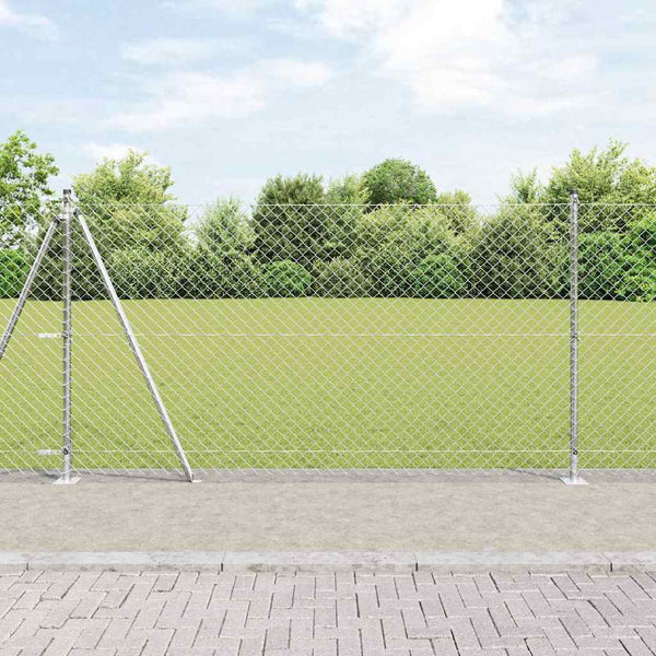 Ketjuaidalla betoni perusteella 25 x 1,2 m Galvanoitu teräs