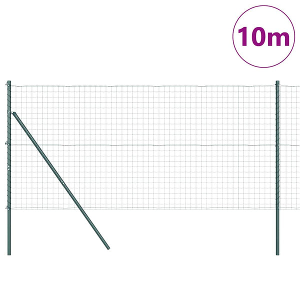 Euro-aidan maaperäkiinnitys 10 x 1,4 m PVC-pinnoitettu teräs