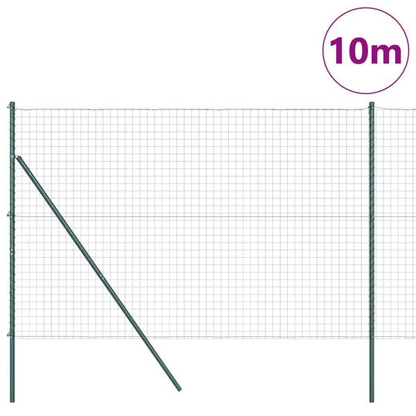 Euro-aidan maaperäkiinnitys 10 x 1,6 m PVC-pinnoitettu teräs