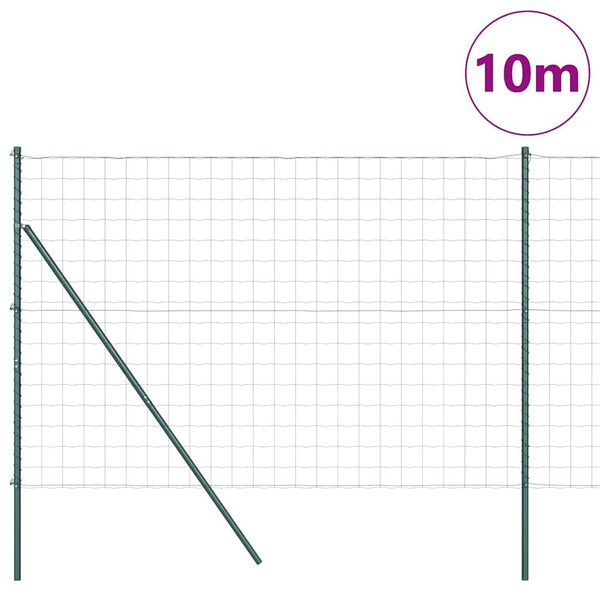 Euro-aidan maaperäkiinnitys 10 x 1,6 m PVC-pinnoitettu teräs
