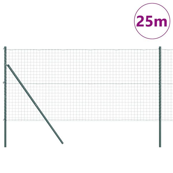 Euro-aidan maaperäkiinnitys 25 x 1 m PVC-pinnoitettu teräs
