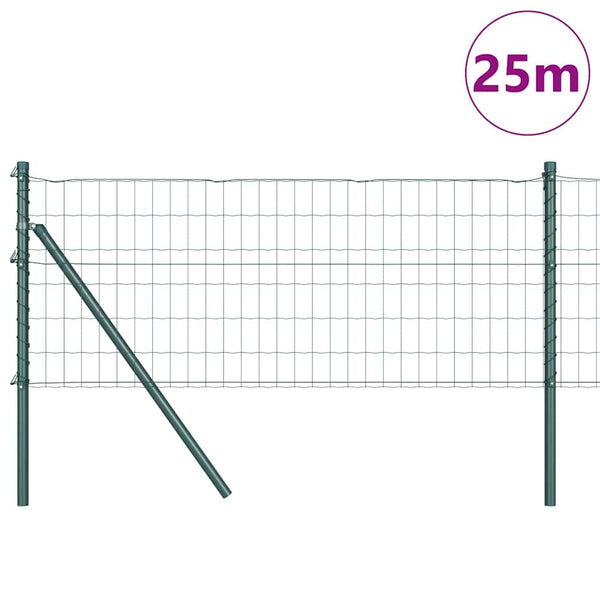 Euro-aidan maaperäkiinnitys 25 x 0,8 m PVC-pinnoitettu teräs
