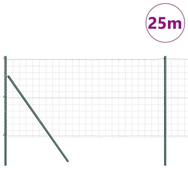 Euro-aidan maaperäkiinnitys 25 x 1,2 m PVC-pinnoitettu teräs