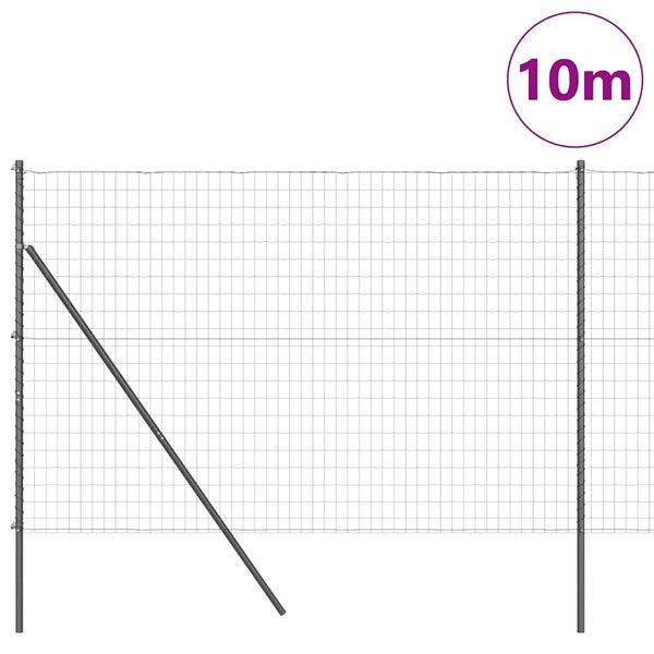 Euro-aidan maaperäkiinnitys 10 x 1,6 m PVC-pinnoitettu teräs