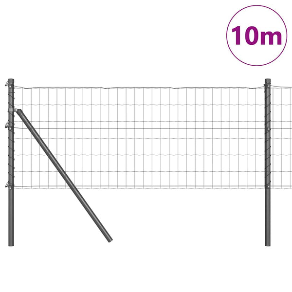 Euro-aidan maaperäkiinnitys 10 x 0,4 m PVC-pinnoitettu teräs