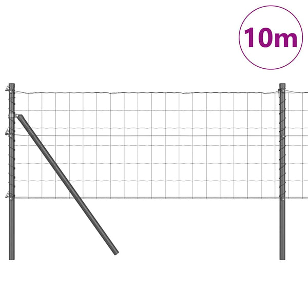 Euro-aidan maaperäkiinnitys 10 x 0,4 m PVC-pinnoitettu teräs