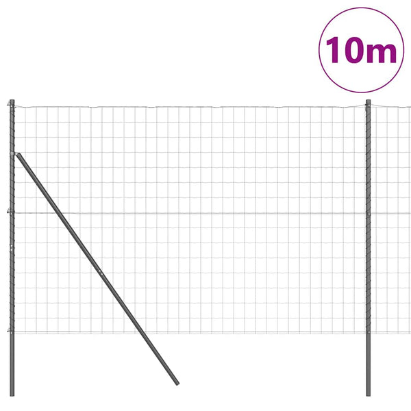 Euro-aidan maaperäkiinnitys 10 x 1,6 m PVC-pinnoitettu teräs