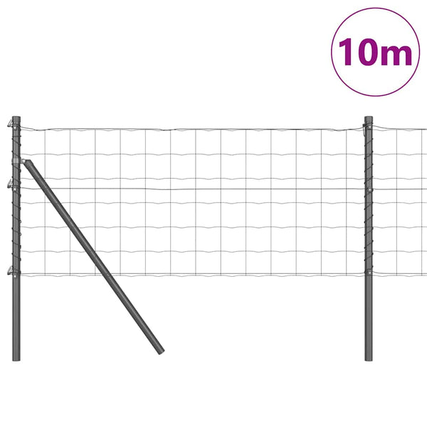 Euro-aidan maaperäkiinnitys 10 x 0,6 m PVC-pinnoitettu teräs