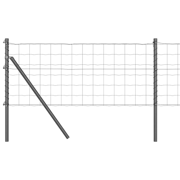 Euro-aidan maaperäkiinnitys 10 x 0,8 m PVC-pinnoitettu teräs