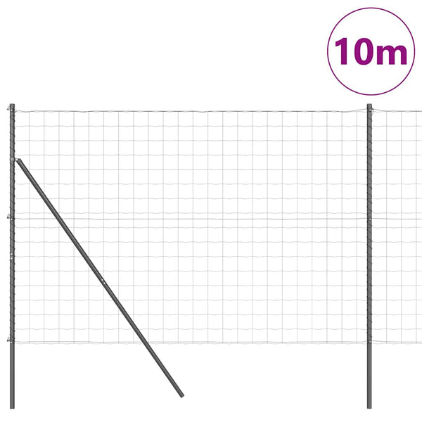 Euro-aidan maaperäkiinnitys 10 x 1,5 m PVC-pinnoitettu teräs