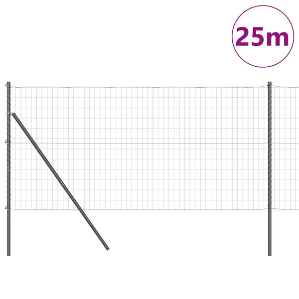 Euro-aidan maaperäkiinnitys 25 x 1,2 m PVC-pinnoitettu teräs
