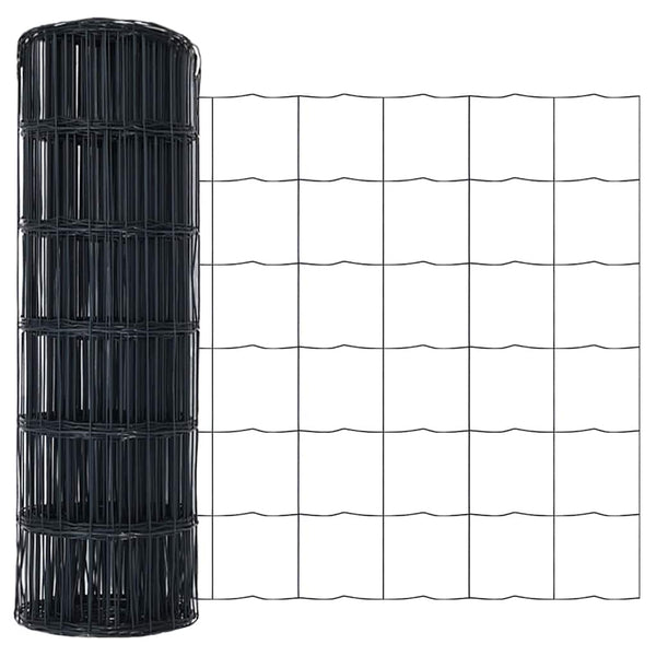 Euro-aidan maaperäkiinnitys 50 x 0,4 m PVC-pinnoitettu teräs