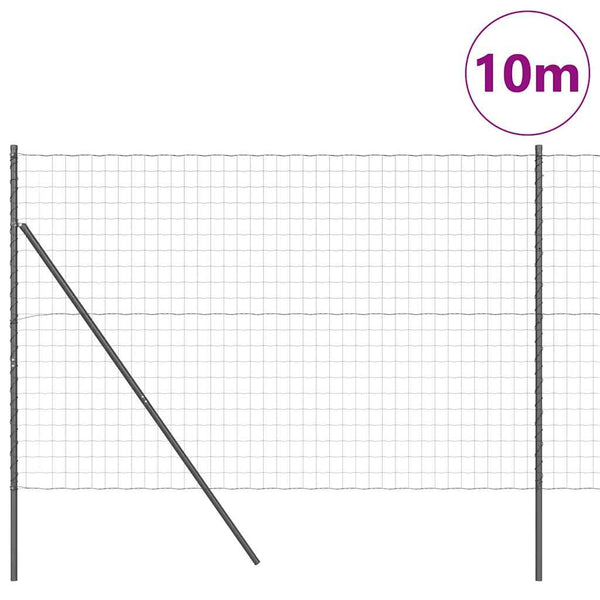 Euro-aidan maaperäkiinnitys 10 x 1,6 m PVC-pinnoitettu teräs