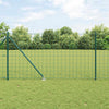 Euroaita Piikeillä 10 x 1,4 m PVC-pinnoitettu teräs Vihreä