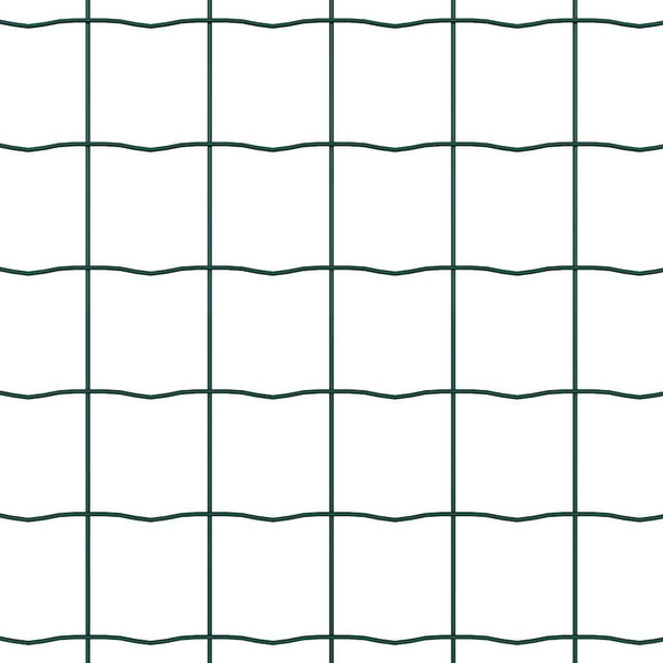 Euroaita Piikeillä 25 x 1,2 m PVC-pinnoitettu teräs Vihreä