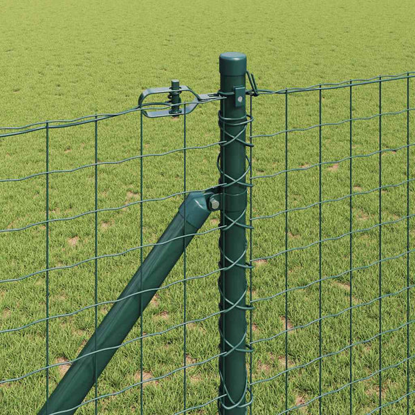 Euroaita Piikeillä 25 x 1,2 m PVC-pinnoitettu teräs Vihreä