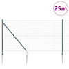Euroaita Piikeillä 25 x 1,2 m PVC-pinnoitettu teräs Vihreä