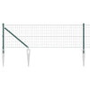 Euroaita Piikeillä 50 x 0,6 m PVC-pinnoitettu teräs Vihreä