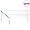 Euroaita Piikeillä 50 x 0,6 m PVC-pinnoitettu teräs Vihreä