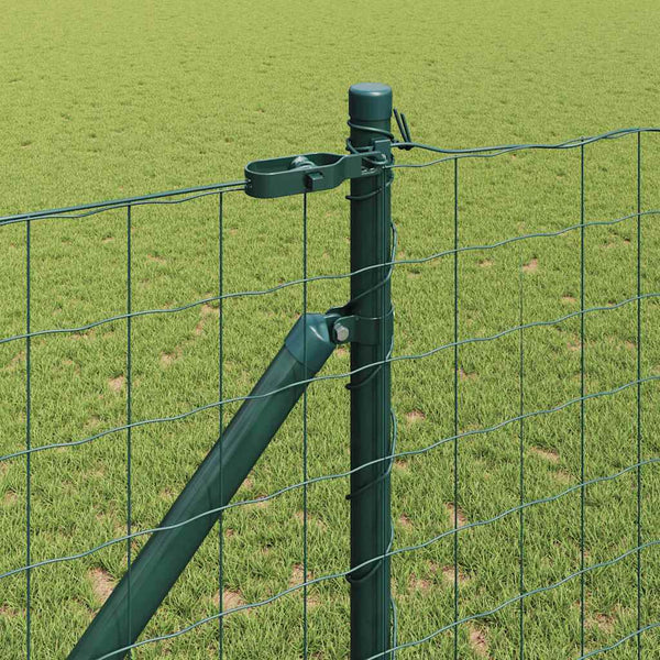 Euroaita Piikeillä 25 x 1,2 m PVC-pinnoitettu teräs Vihreä