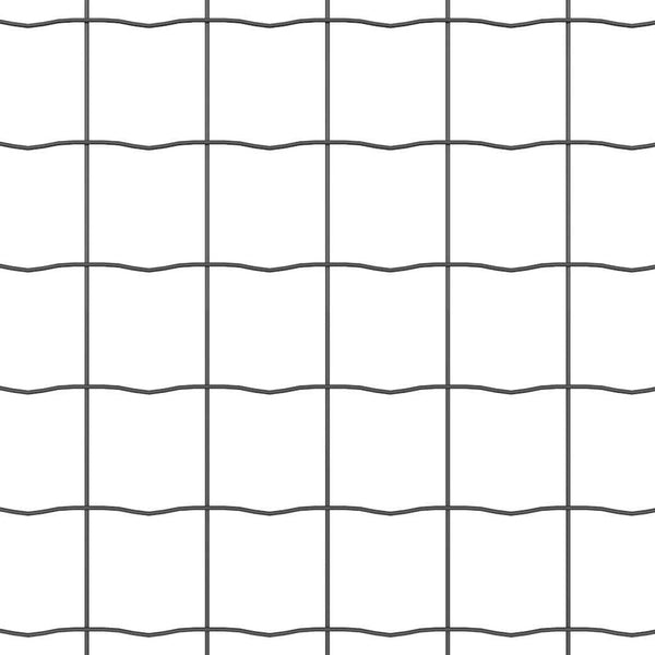 Euroaita Piikeillä 10 x 1,4 m PVC-pinnoitettu teräs Harmaa