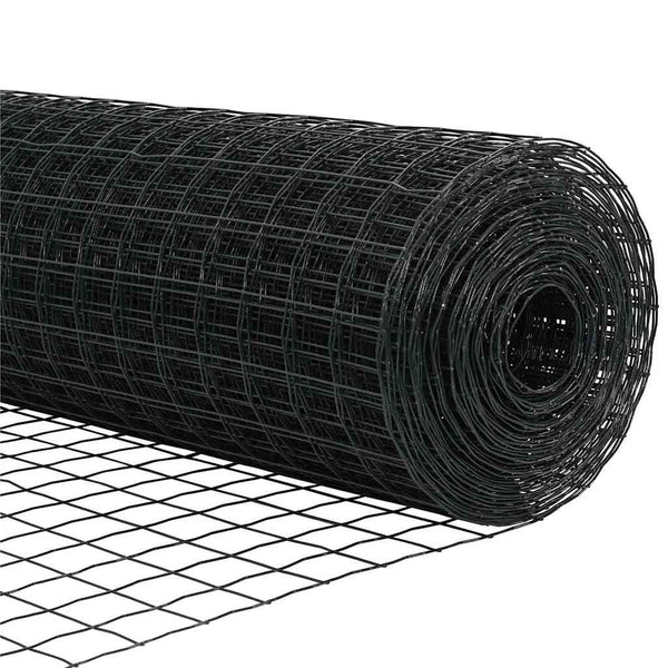 Euroaita Piikeillä 10 x 1,4 m PVC-pinnoitettu teräs Harmaa