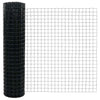 Euroaita Piikeillä 10 x 1,4 m PVC-pinnoitettu teräs Harmaa