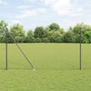 Euroaita Piikeillä 10 x 1,5 m PVC-pinnoitettu teräs Harmaa