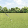 Euroaita Piikeillä 10 x 1,2 m PVC-pinnoitettu teräs Harmaa