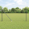 Euroaita Piikeillä 10 x 1,4 m PVC-pinnoitettu teräs Harmaa