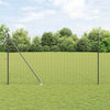 Euroaita Piikeillä 10 x 1,6 m PVC-pinnoitettu teräs Harmaa