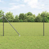 Euroaita Piikeillä 10 x 1,2 m PVC-pinnoitettu teräs Harmaa