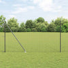 Euroaita Piikeillä 10 x 1,5 m PVC-pinnoitettu teräs Harmaa