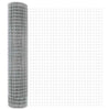 Euroaita Piikeillä 10 x 1,6 m Galvanoitu teräs Hopea Verkko